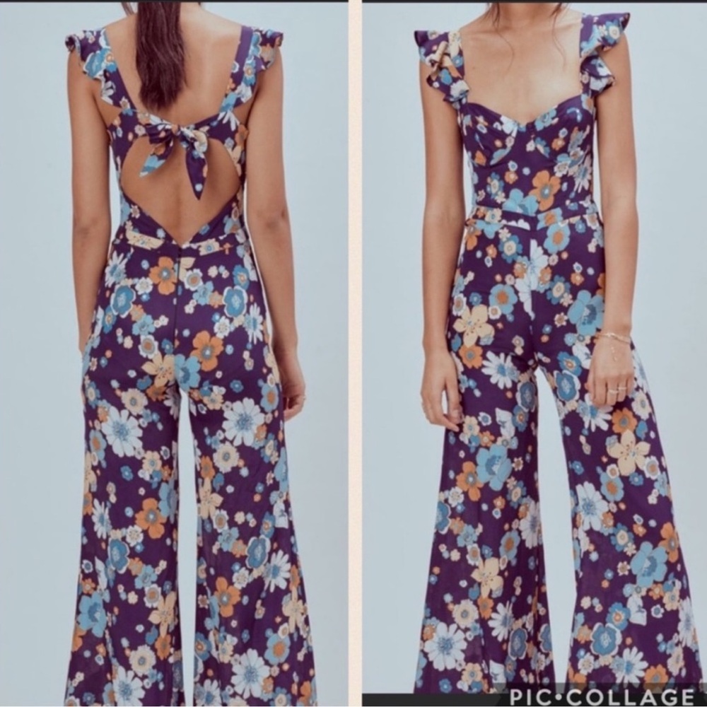 NWT For Love and Lemons Magnolia Jumpsuit Women’s Size L